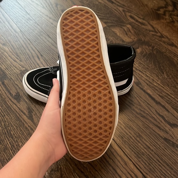 Black and white high top vans size: 11 - Picture 2 of 2